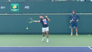 Carlos Alcaraz 🇪🇸 full practice session at Indian Wells 2024