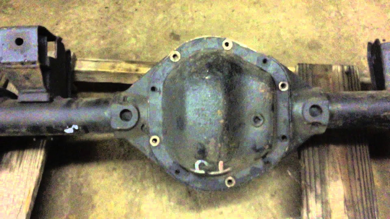 97-06 JEEP WRANGLER TJ OEM REAR DANA 44 AXLE HOUSING FOR SALE - YouTube