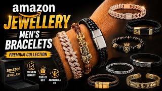 👉🖇️Bracelets For Mens|Amazon Jewllery|Gold Bracelets For Mens |Leather Bracelets |Amazon Fashion