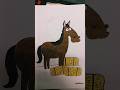 a horse 🐴 #satisfyingvideos #animalart #animal #easydrawing #drawing #cartoon