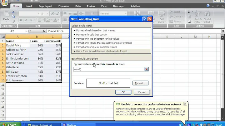 Use Conditional Formatting with Multiple Conditions in Excel