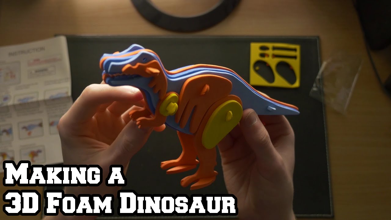 play foam diy dinosaur