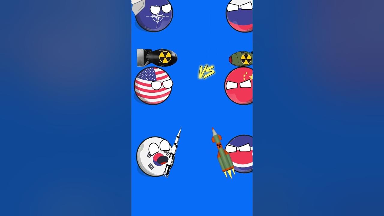 ww3 nuclear war #countryballs #war #ww1 #ww2 #ww3