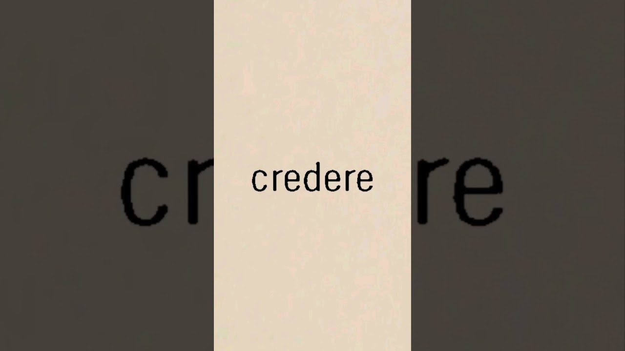 CREDERE NEL PADRE E NEL FIGLIO (Dal Commentario Biblico)