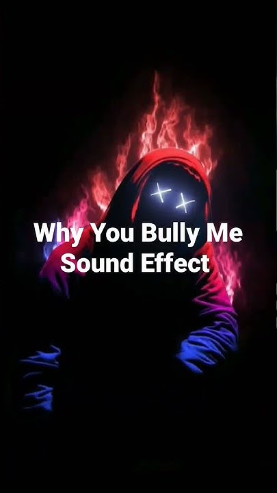 Why You Bully Me Sound Effect Download Why You Bully Me Sound Effect #shorts #soundeffects - YouTube