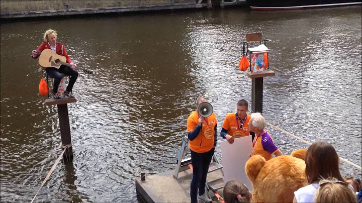 paalzitten Dokkum kleurt oranje voor Kika 2 en 3-7-2016