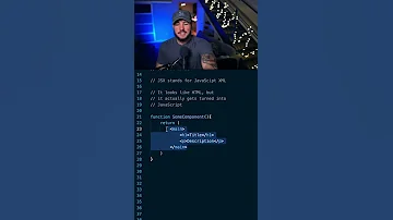 JSX In React Js Explained In 37 Seconds 