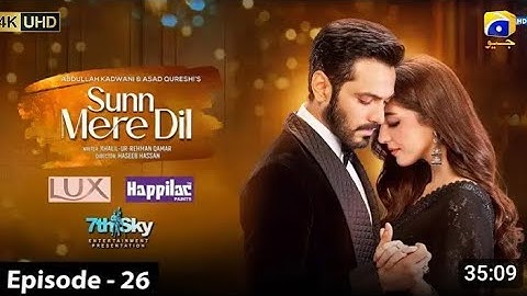 Sunn mere Dil Full Episode 25 (Eng-Sub) Wahaj ali Full Episode 26 #Geo #Drama