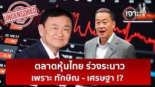 ตลาดหุ้นไทย ร่วงระนาว ...เพราะ ทักษิณ - เศรษฐา !?  | เจาะลึกทั่วไป | 03 มิ.ย. 67