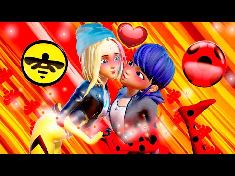 [Miraculous Ladybug] 💛💗  Zoe x Marinette DUET TRANSFORMATION (+love kiss)