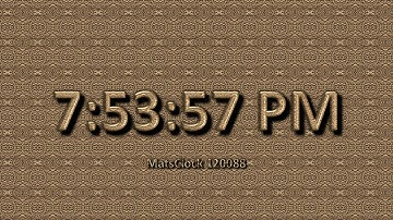 MatsClock 120088 - Free PowerPoint Digital Clock PPT Timer