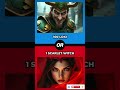 Marvel Would You Rather 🤯 Vol. 1. #Marvel #MCU #WouldYouRather #MarvelFans#Avengers #MarvelTok