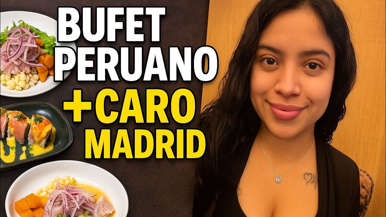 Nicaragüense probando el buffet más caro de comida peruana en Madrid: ¿vale la pena?