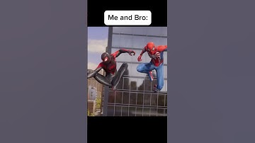 If Me And Bro Had Powers | #marvelspiderman2 #marvelspiderman #spiderman #milesmorales #gaming