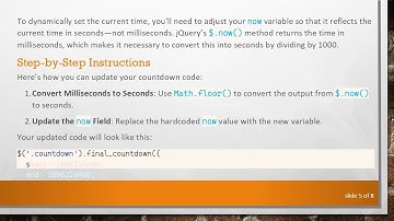 How to Dynamically Set the Current Time in jQuery for Countdown Scripts