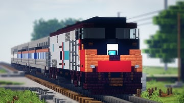 Minecraft Amtrak Phase 1 P42DC Heritage Unit Tutorial
