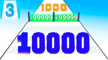 Satisfying Mobile Game Top Levels Crowd Number 3D Play Tiktok Video Gameplay Android,iOS Update