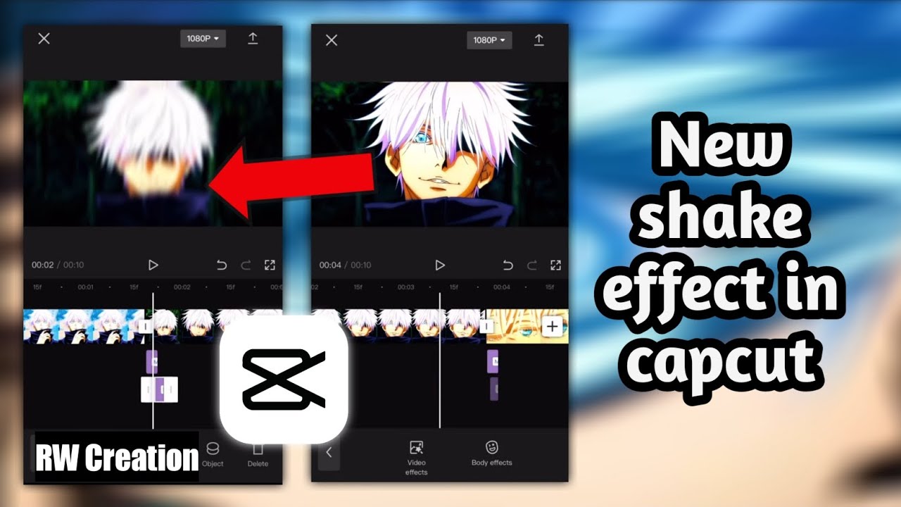 New trending shake effect in capcut #trending #anime #capcut - YouTube
