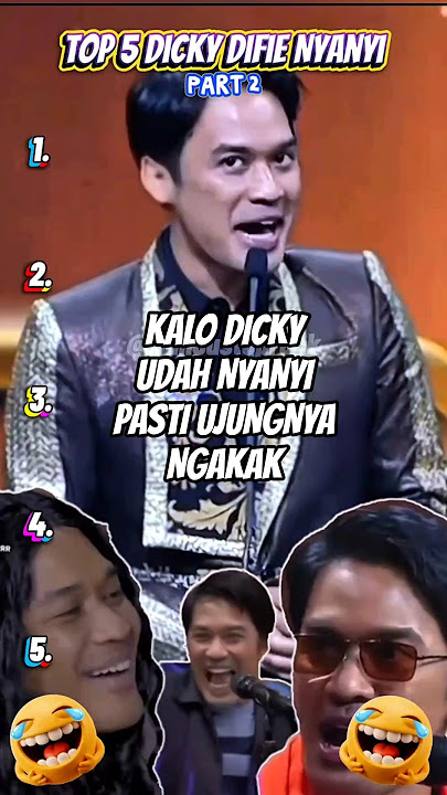 Top 5 Dicky Difie Nyanyi Pasti Kocak! Part2 #shortsvideo #shortsviral #toptrending #lucu #fypシ゚viral