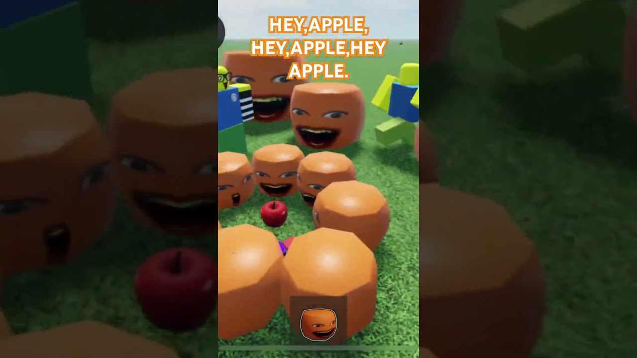 Apple torture device in untitled sandbox game