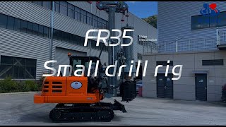 Compact & Powerful FR35 Drill Rig: High-End Features for Limited Access! Compact & Powerful FR35 Drill Rig: High-End Features for Limited Access!