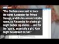Betting Odds Predict Top Names For Royal Baby