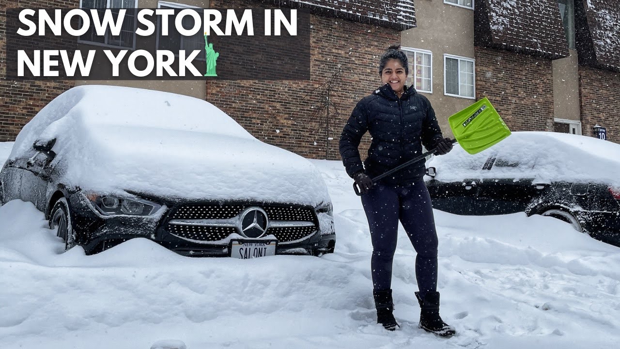 A MASSIVE Snow Storm in New York and this happened... - YouTube