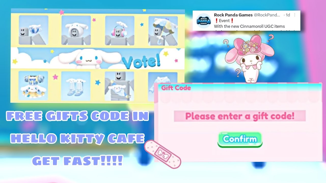 OMG!! NEW UPDATE CINNAMOROLL EVENT(SOME FREE GIFTS CODES USE IT SOON ...