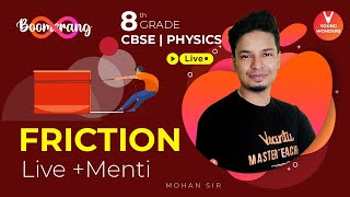 Friction Revision In One Shot | Boomerang Series | NCERT Class 8 Physics Chapter 12 | Mohan Sir