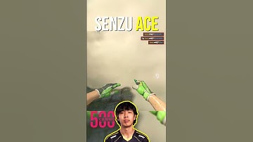 SENZU ACE #cs2 #csgo #donk #counterstrike #cs2overpass #csgomoments #csgoclips #gaming #kyousuke