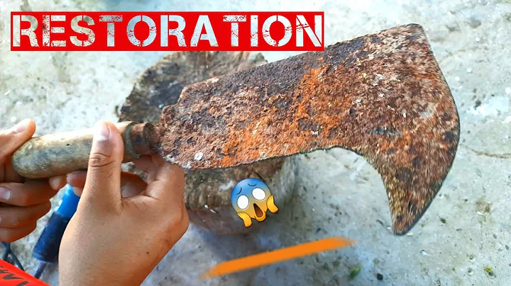 DIY|Rusty cleaver restoration|rest...  couperet ro...