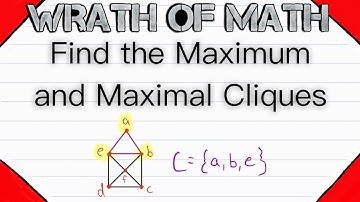 What are the Maximum and Maximal Cliques of this Graph? | Graph Theory