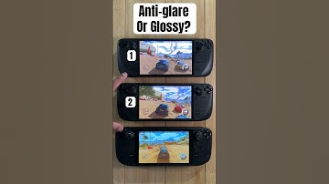 Steam Deck OLED Anti-glare vs Glossy vs LCD #steamdeck