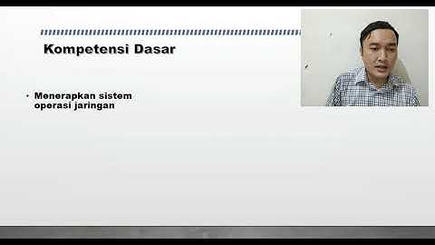 Pertemuan awal : Administrasi Sistem Jaringan XI TKJ