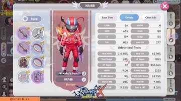 ROX Global Guide - Crit Knight 40K Crit @ Lvl50 - PVE - F2P Friendly