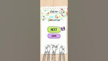 Brain Test Level 200 Walkthrough