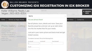 Lead Registration Settings in IDX Broker