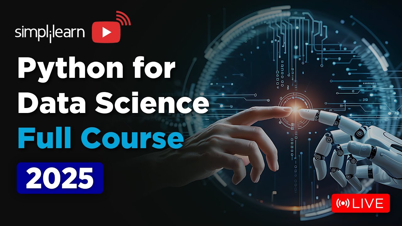 Python For Data Science Full Course 2026 | Data Science With Python For Beginners | Simplilearn