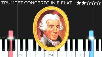 Joseph Haydn - Trumpet Concerto in E flat major, 3rd Movement | EASY Piano Tutorial