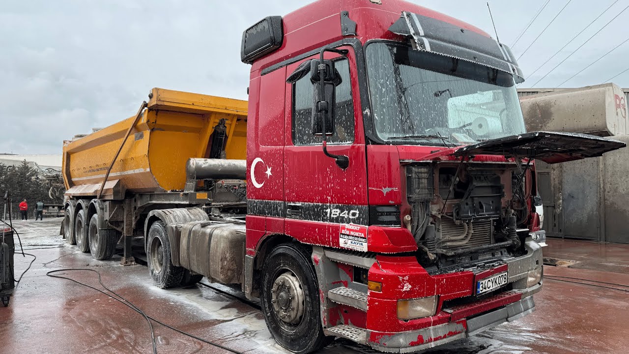 From Muddy to Clean 💦 Heavy Dump Truck Wash | Real ASMR Cleaning