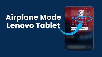 How to turn on airplane mode on Lenovo Tablet