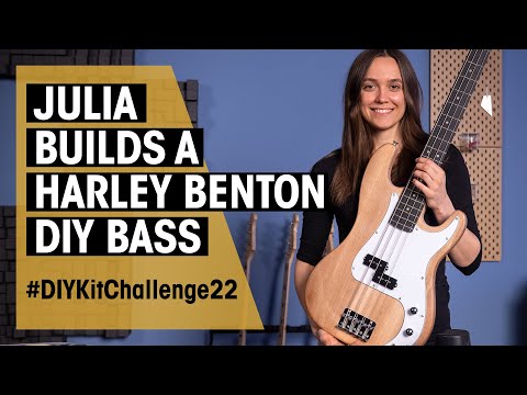 Julia's #DIYKitChallenge22 Bass Build | Harley Benton DIY Kit | Thomann