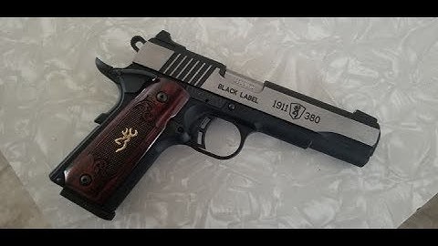 Cover Image for Browning 1911 380 Black Label Review, Shooting, and Disassembly