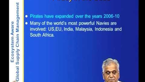 Mod-02 Lec-06 Supply Chain Eco-System Framework: Delivery services& Institutions