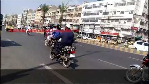 NIPA chowrangi to Civic Centre - Hassan Square Karachi 22-09-2017