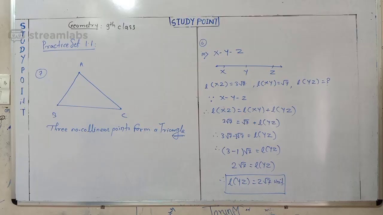 9th Geometry Lesson1 Basic Concepts in Geometry Practice Set 1.1 - YouTube