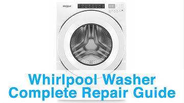 Whirlpool Washer Complete Repair Guide - Error Codes and Troubleshooting!
