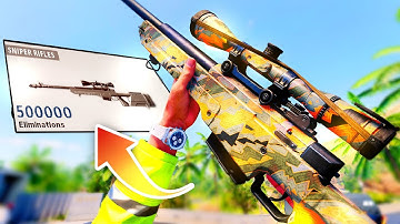 I reached 500,000 Sniper Kills in Black Ops Cold War... (Cold War QUICKEST Sniper Class Setups)