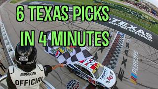 Nascar Texas Wrth 400 Best Bets 3 Winners You Cant Ignore 