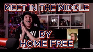 SUCH A SMART VIDEO!!!! Blind reaction to Home Free - Meet in the Middle